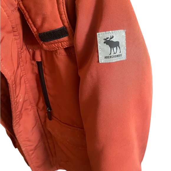 A&F Kids Ultra Parka. Burnt Orange. Warm Winter Coat. Wind- and water-resistant. - Picture 4 of 6
